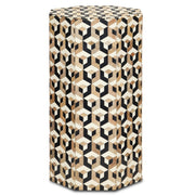 Currey and Company - 3000-0239 - Accent Table - Natural/White/Black