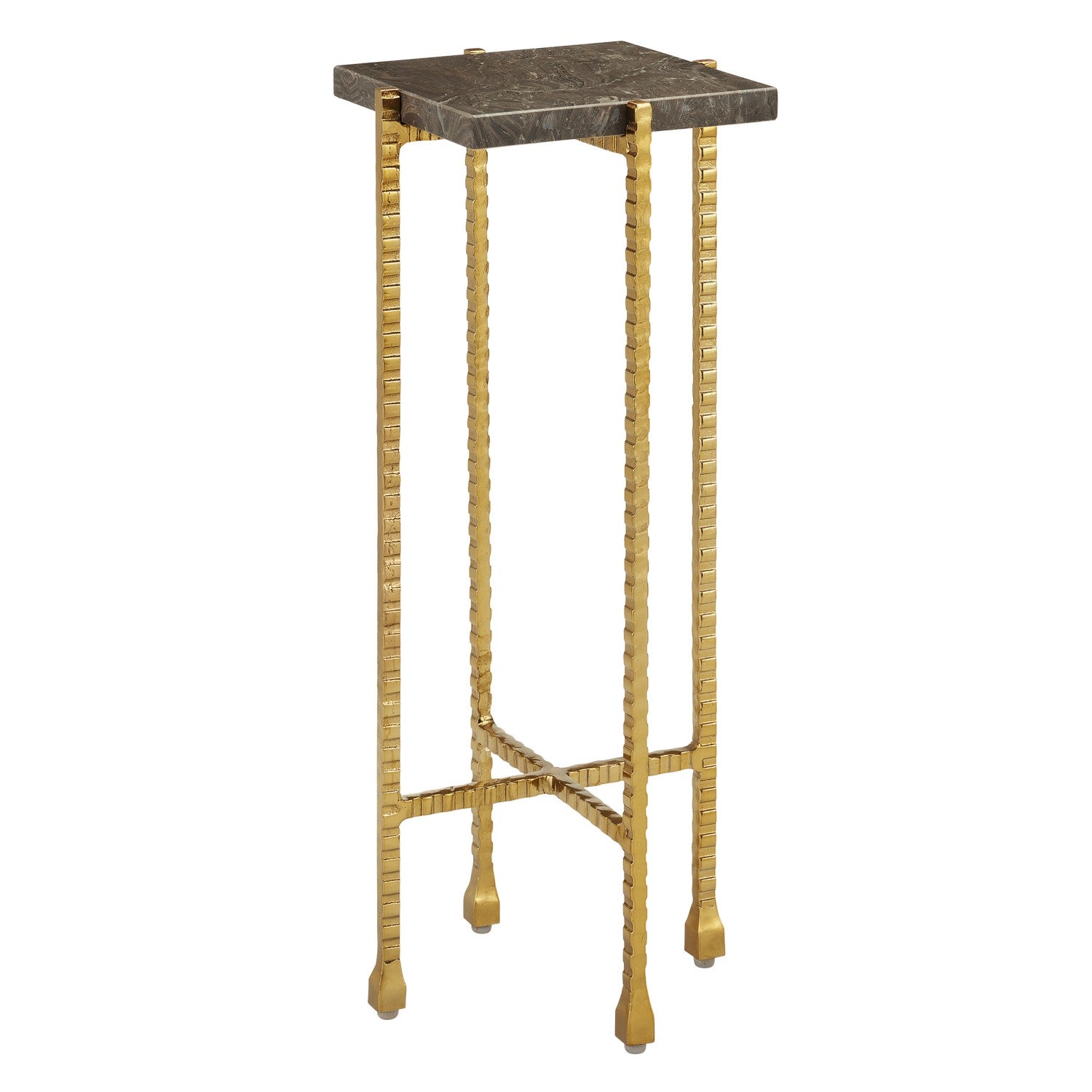 Currey and Company - 4000-0171 - Drinks Table - Natural/Gold