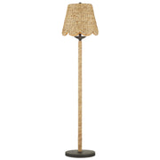 Currey and Company - 8000-0139 - One Light Floor Lamp - Annabelle Collection - Natural/Molé Black