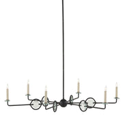 Currey and Company - 9000-0969 - Six Light Chandelier - Blacksmith