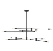 Savoy House - 1-7001-12-89 - 12 Light Chandelier - Lyrique - Matte Black