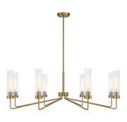 Savoy House - 1-8860-8-322 - Eight Light Chandelier - Baker - Warm Brass