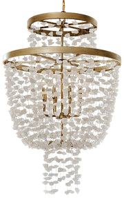 Metropolitan - N6897-898 - Eight Light Pendant - Stonybrook by Robin Baron - Harvest Gold