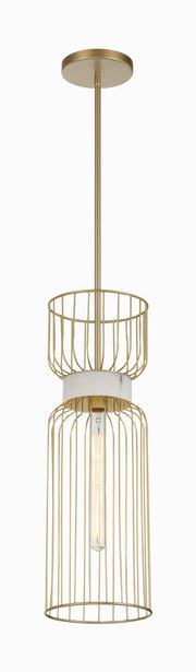Minka-Lavery - 3392-754 - One Light Mini Pendant - Park Slope by Robin Baron - Nouveau Gold