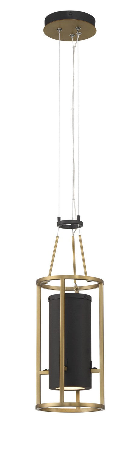 Minka-Lavery - 5085-781-L - LED Mini Pendant - Levitation - Sand Coal And Soft Brass