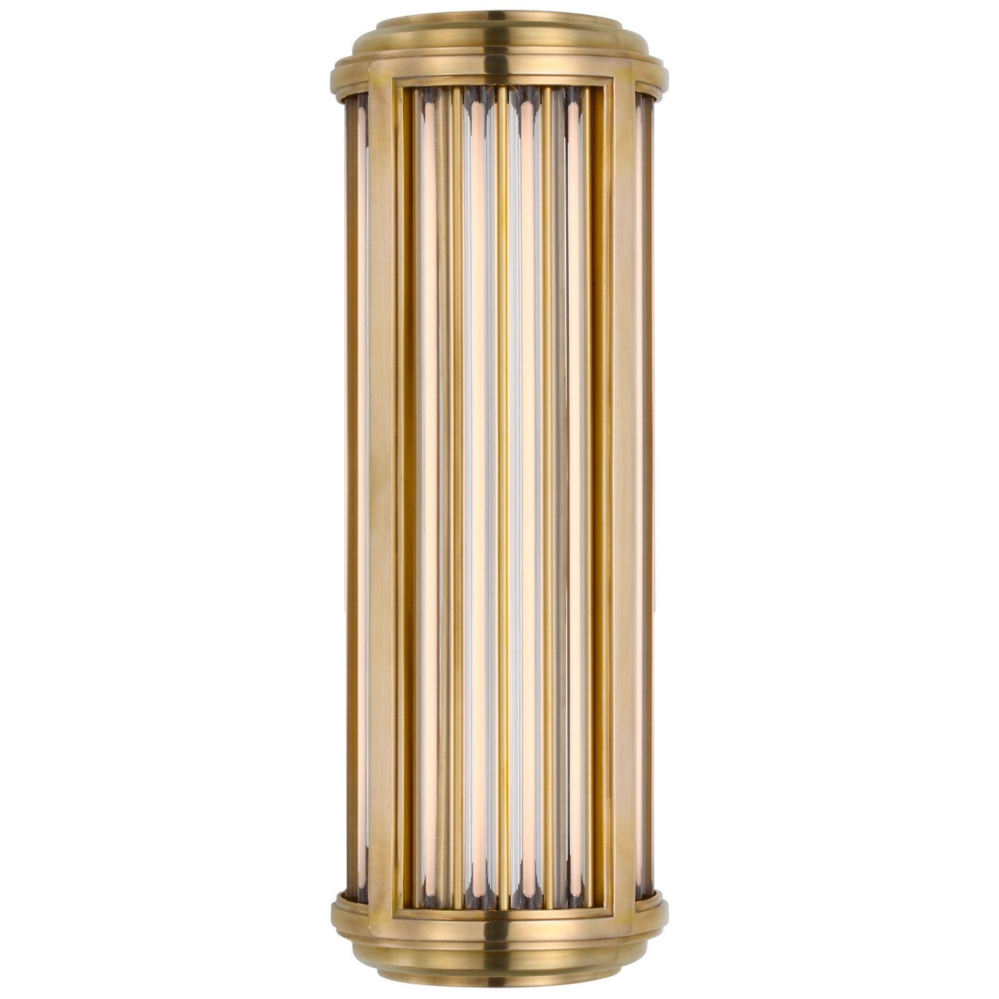 Ralph Lauren - RL 2760NB - LED Wall Sconce - Perren - Natural Brass and Glass Rods