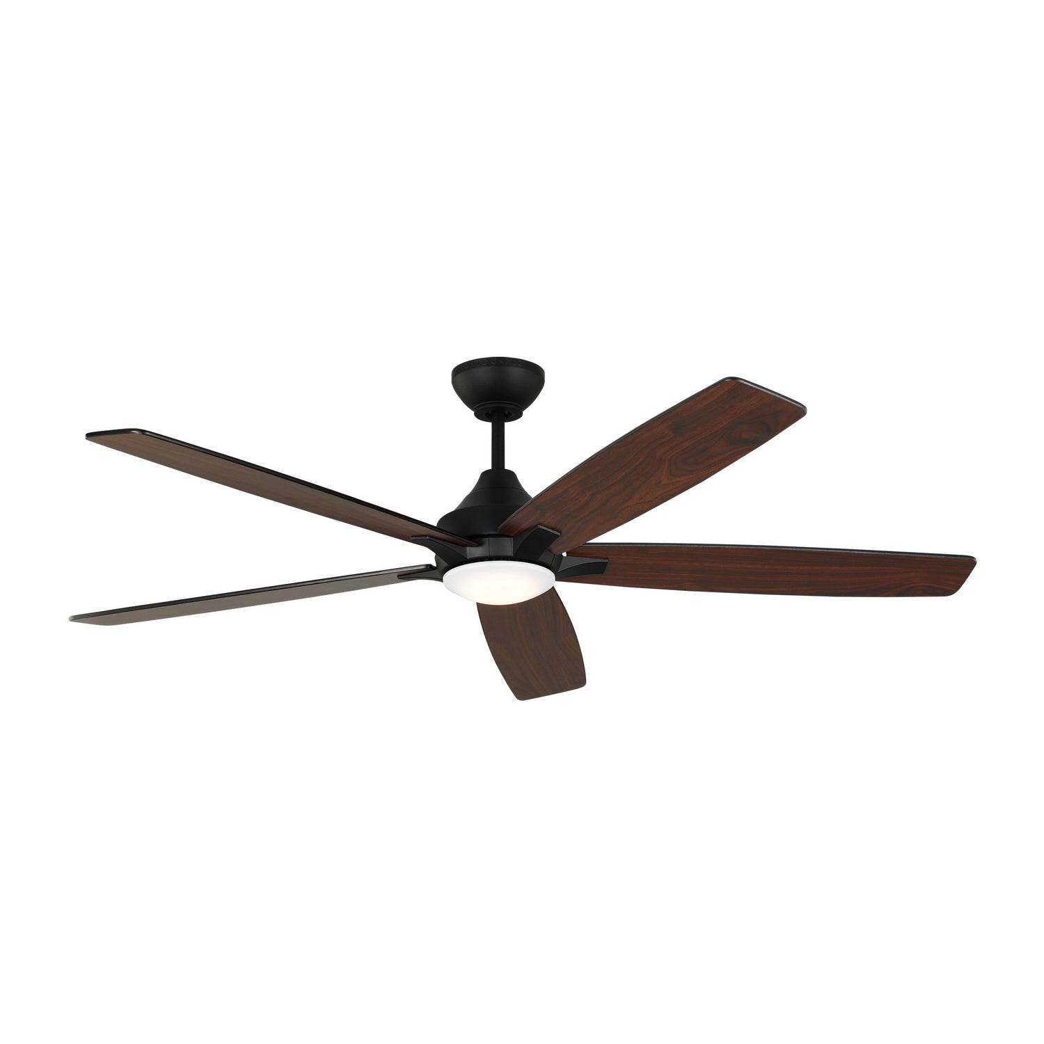 Generation Lighting - 5LWDSM60MBKD - 60" Ceiling Fan - Lowden - Midnight Black