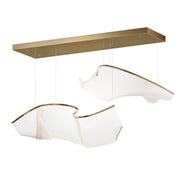 ET2 - E24882-133FG - LED Pendant - Rinkle - French Gold