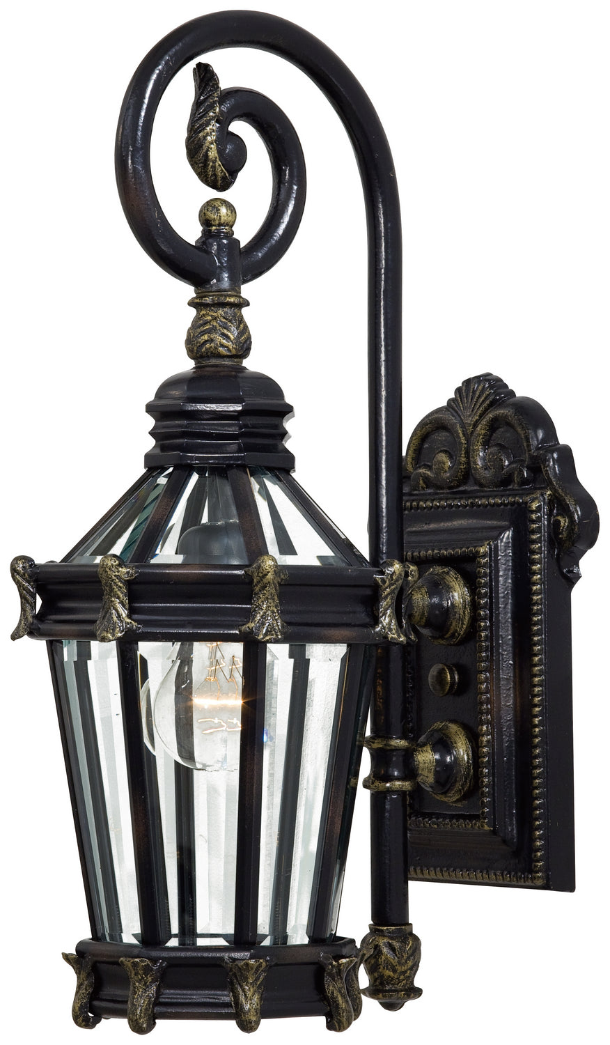 Minka-Lavery - 8930-95 - One Light Wall Mount - Stratford Hall - Heritage w/Gold Highlights
