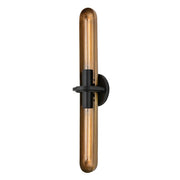 Troy Lighting - B8626-PBR/SBK - Two Light Wall Sconce - Tuscon - Patina Brass