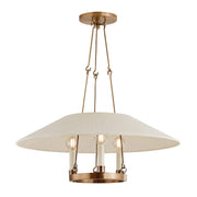 Troy Lighting - F1625-PBR - Three Light Chandelier - Archive - Patina Brass