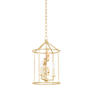 Troy Lighting - F1812-VGL - Three Light Lantern - Adrienne - Vintage Gold Leaf