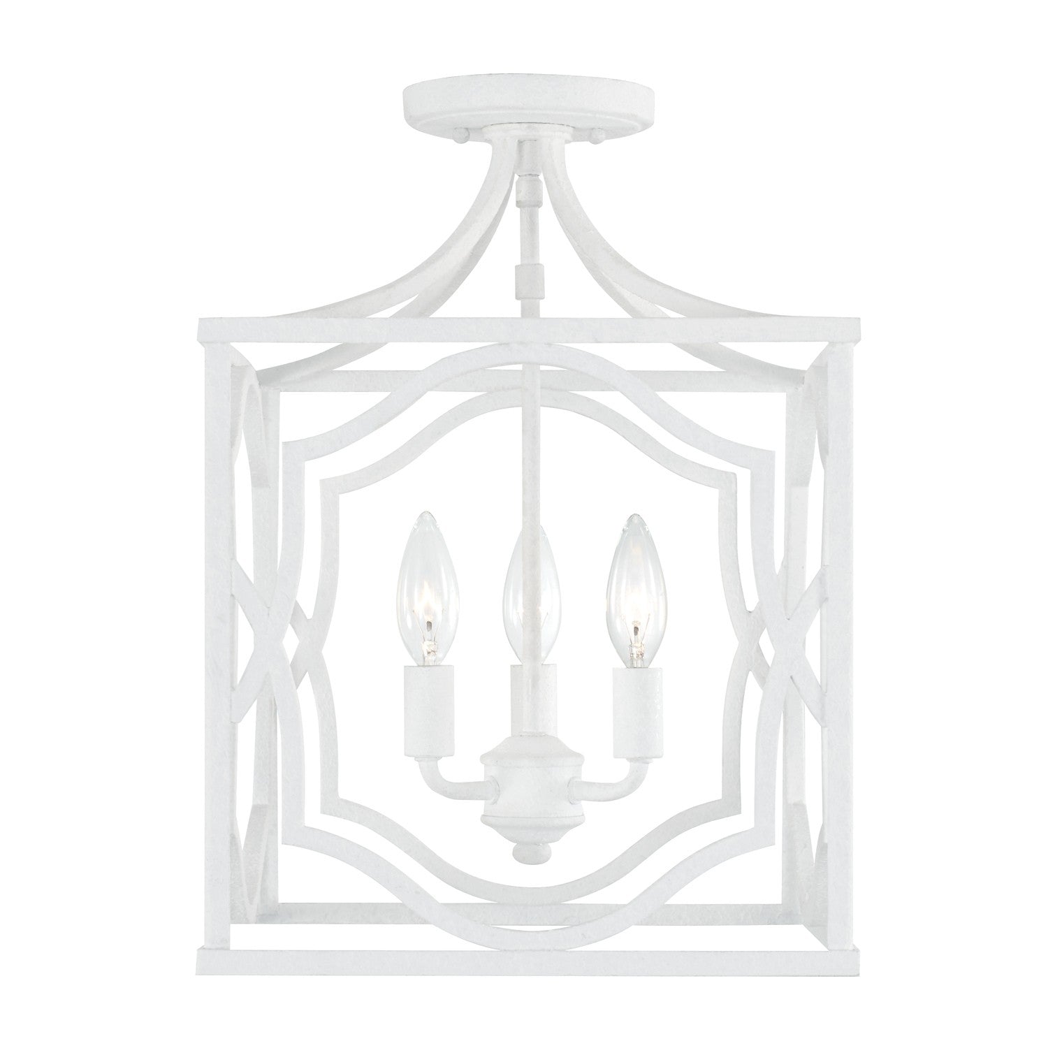 Capital Lighting - AA1019XW - Three Light Foyer Pendant - Anna - Textured White