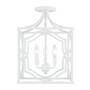 Capital Lighting - AA1019XW - Three Light Foyer Pendant - Anna - Textured White