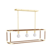 Arteriors - DRC01 - Three Light Chandelier - Trenton - Cognac