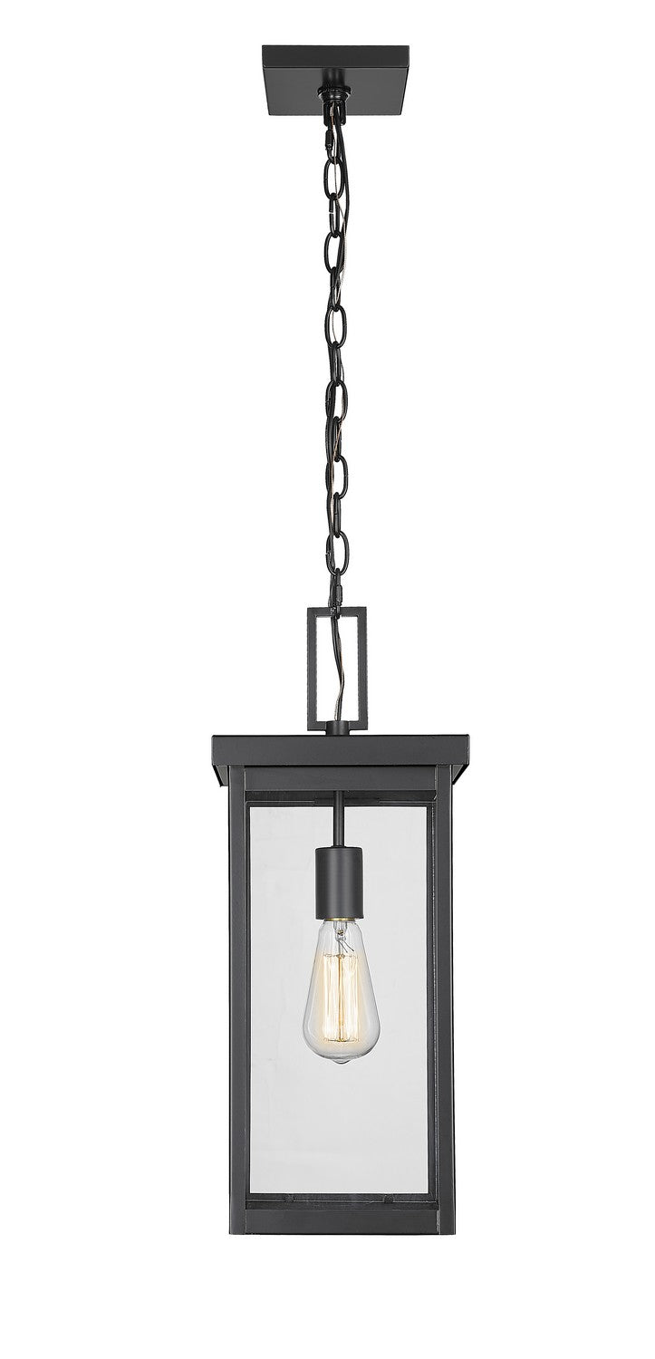 Millennium - 42607-PBK - One Light Outdoor Hanging Lantern - Barkeley - Powder Coated Black