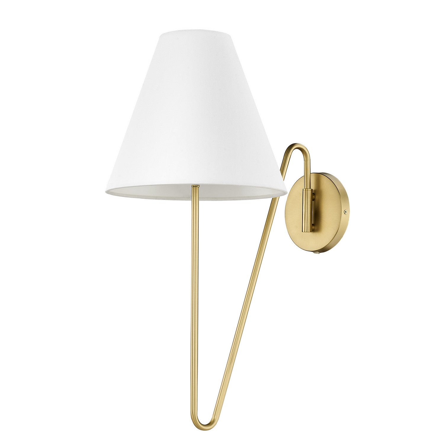 Golden - 3690-A1W BCB-IL - One Light Wall Sconce - Kennedy - Brushed Champagne Brass