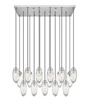 Z-Lite - 651P-17L-BN - 17 Light Linear Chandelier - Arden - Brushed Nickel