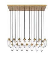 Z-Lite - 651P-23L-RB - 23 Light Linear Chandelier - Arden - Rubbed Brass