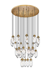 Z-Lite - 651P-27R-RB - 27 Light Chandelier - Arden - Rubbed Brass