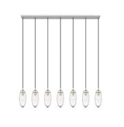 Z-Lite - 651P-7L-BN - Seven Light Linear Chandelier - Arden - Brushed Nickel