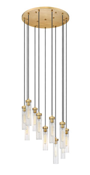 Z-Lite - 740P-11R-RB - 11 Light Chandelier - Beau - Rubbed Brass