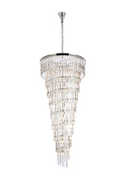 Elegant Lighting - 1201SR30PN/RC - 35 Light Chandelier - Sydney - polished nickel