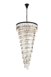 Elegant Lighting - 1201SR36MB/RC - 42 Light Chandelier - Sydney - Matte black