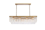 Elegant Lighting - 1202D50SG/RC - 12 Light Chandelier - Sydney - satin gold