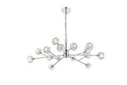 Elegant Lighting - 3509D42C - 15 Light Pendant - Graham - Chrome