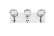 Elegant Lighting - 3509W18C - Three Light Wall Sconce - Graham - Chrome
