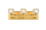 Elegant Lighting - 3509W18G - Three Light Wall Sconce - Graham - Gold