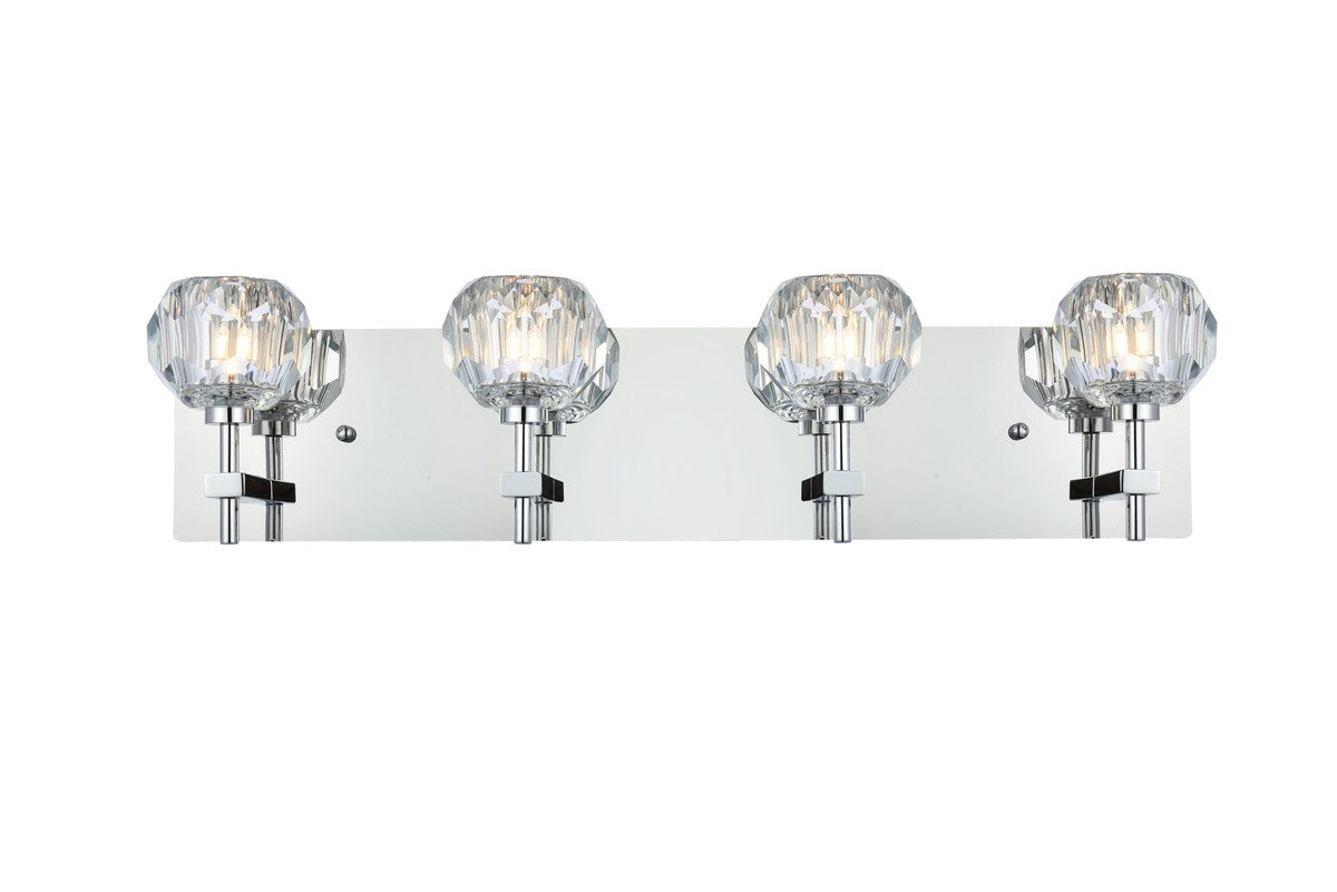 Elegant Lighting - 3509W25C - Four Light Wall Sconce - Graham - Chrome