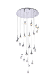 Elegant Lighting - 3825D42C - LED Chandelier - Amherst - chrome
