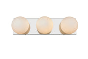 Elegant Lighting - LD7303W22CH - Three Light Bath Sconce - Jaylin - Chrome and frosted white