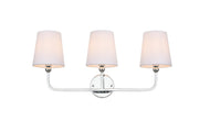 Elegant Lighting - LD7322W26CH - Three Light Bath Sconce - Colson - Chrome and Clear