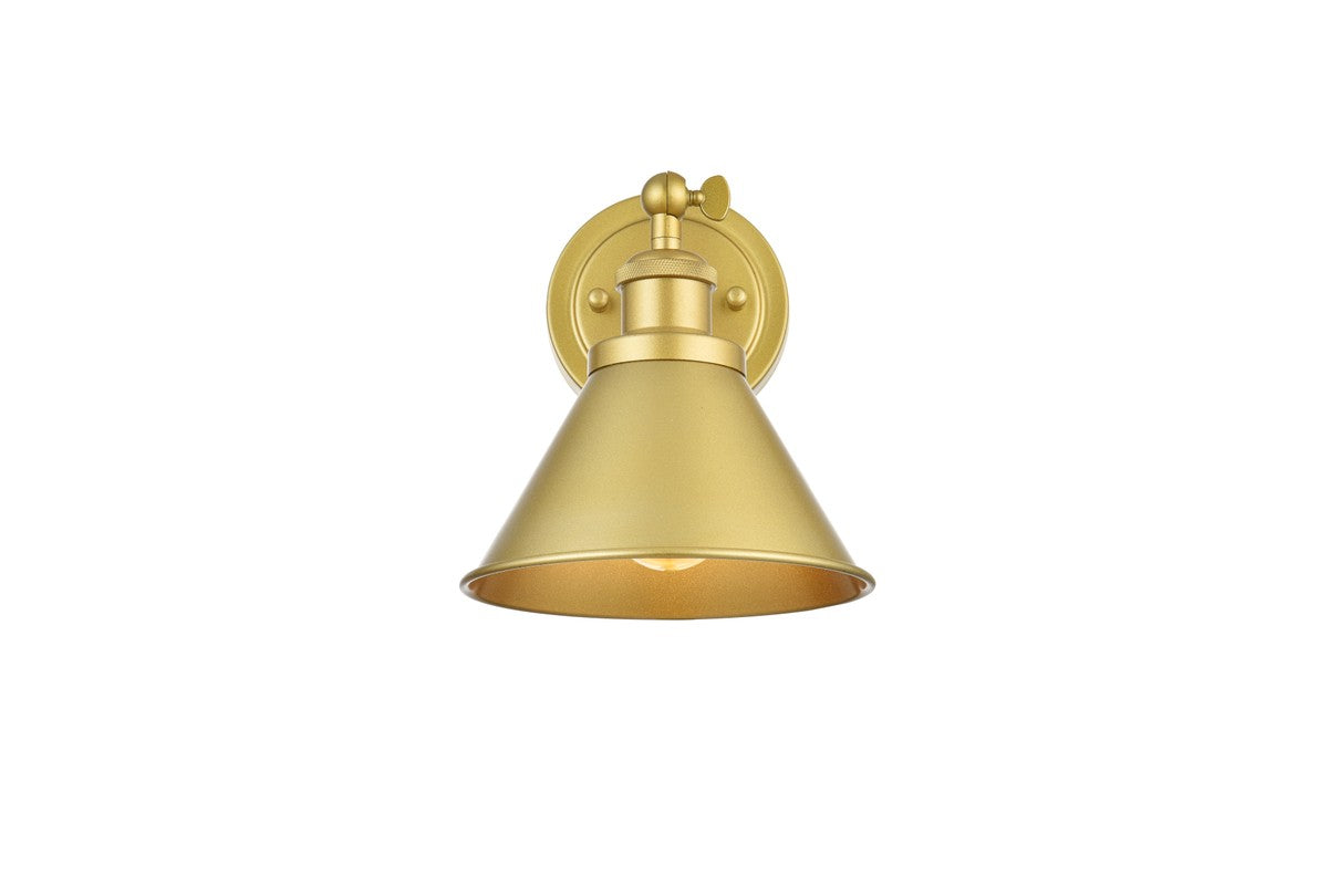 Elegant Lighting - LD7324W7BRA - One Light Bath Sconce - Bentley - Brass