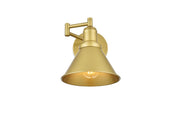 Elegant Lighting - LD7326W7BRA - One Light Swing Arm Wall Sconce - Judson - Brass