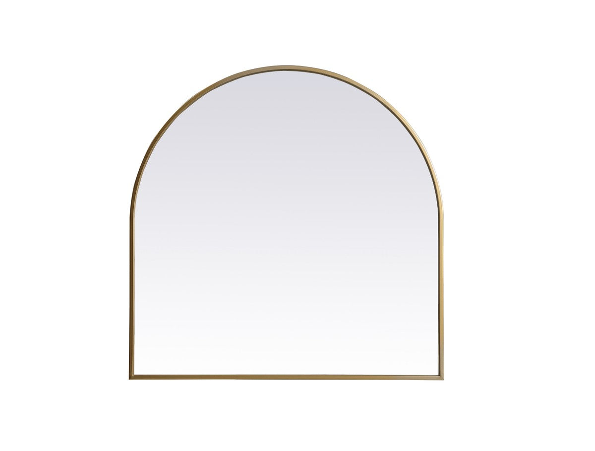 Elegant Lighting - MR1A3030BRS - Mirror - Ayra - Brass