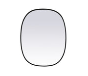 Elegant Lighting - MR2B2430BLK - Mirror - Brynn - Black