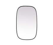 Elegant Lighting - MR2B2440BLK - Mirror - Brynn - Black