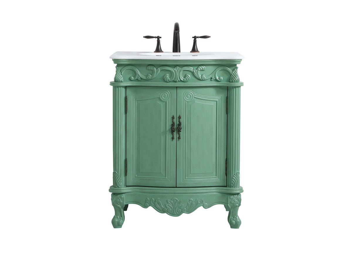 Elegant Lighting - VF-1008VM-VW - Single Bathroom Vanity - Danville - Vintage mint