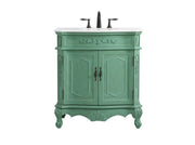 Elegant Lighting - VF10132VM-VW - Single Bathroom Vanity - Danville - Vintage mint