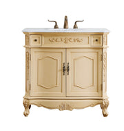 Elegant Lighting - VF10136LT-VW - Single Bathroom Vanity - Danville - Light antique beige