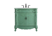 Elegant Lighting - VF10136VM-VW - Single Bathroom Vanity - Danville - Vintage mint