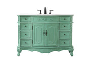 Elegant Lighting - VF10148VM-VW - Single Bathroom Vanity - Danville - Vintage mint