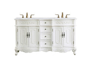 Elegant Lighting - VF10160DAW-VW - Double Bathroom Vanity - Danville - Antique white
