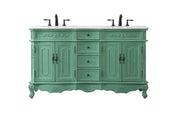 Elegant Lighting - VF10160DVM-VW - Double Bathroom Vanity - Danville - Vintage mint