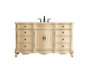 Elegant Lighting - VF10160LT-VW - Single Bathroom Vanity - Danville - Light antique beige