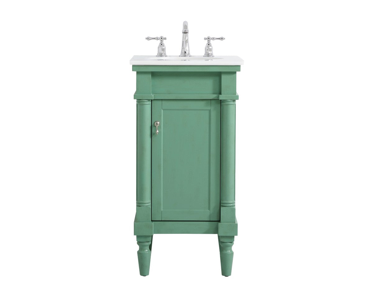 Elegant Lighting - VF13018VM-VW - Single Bathroom Vanity - Lexington - Vintage mint